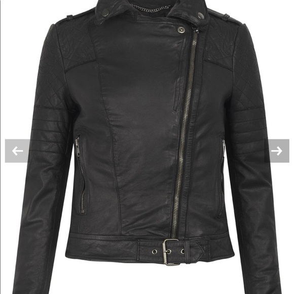 Muubaa Minsk Leather Quilted Biker Jacket 2 - Picture 4 of 13